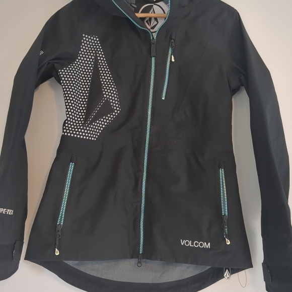 NWOT Volcom Ski Snowboard Jacket Women's XS Recco Gortex Rare - Picture 2 of 13